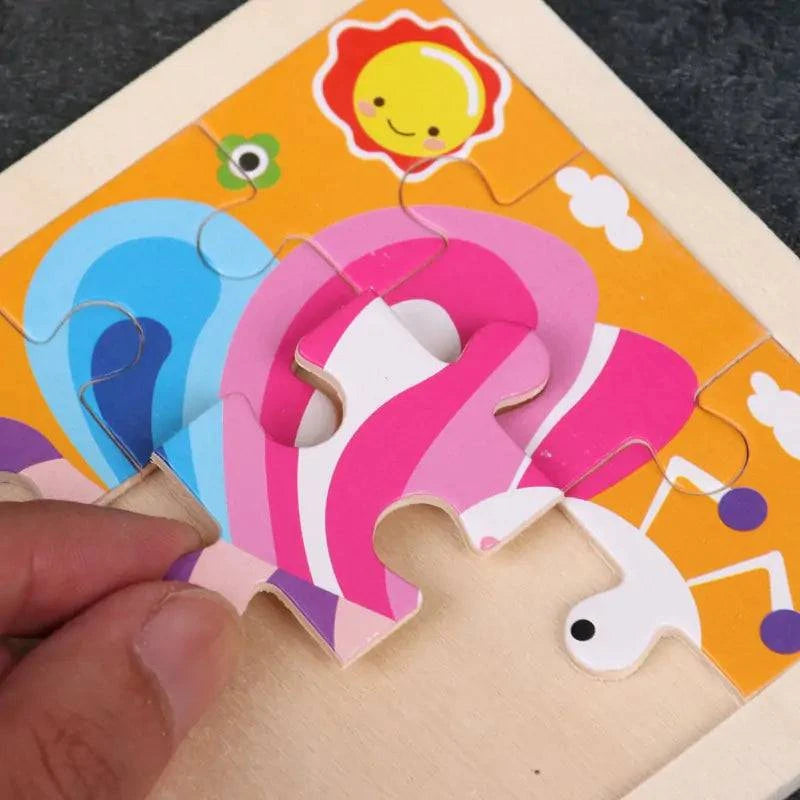 Baby Toys Wooden 3D Puzzle