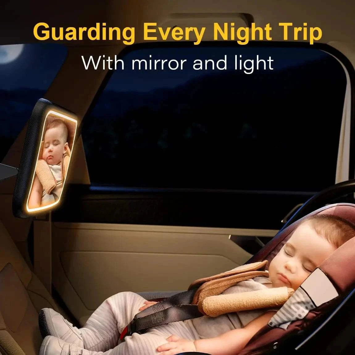 Lighted Car Mirror