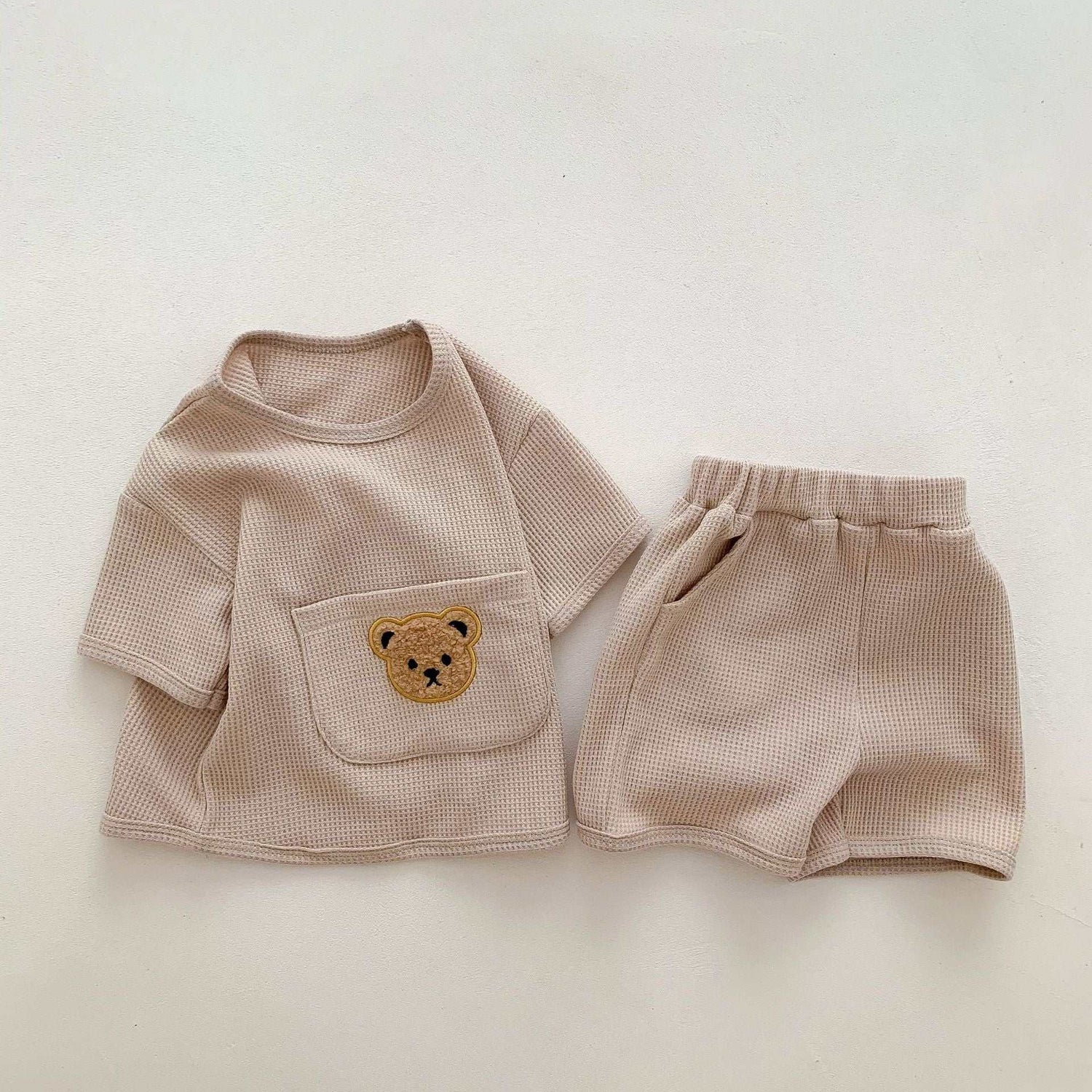 Babies Summer Two-piece Waffle