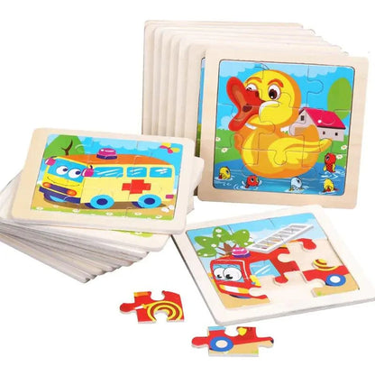 Baby Toys Wooden 3D Puzzle