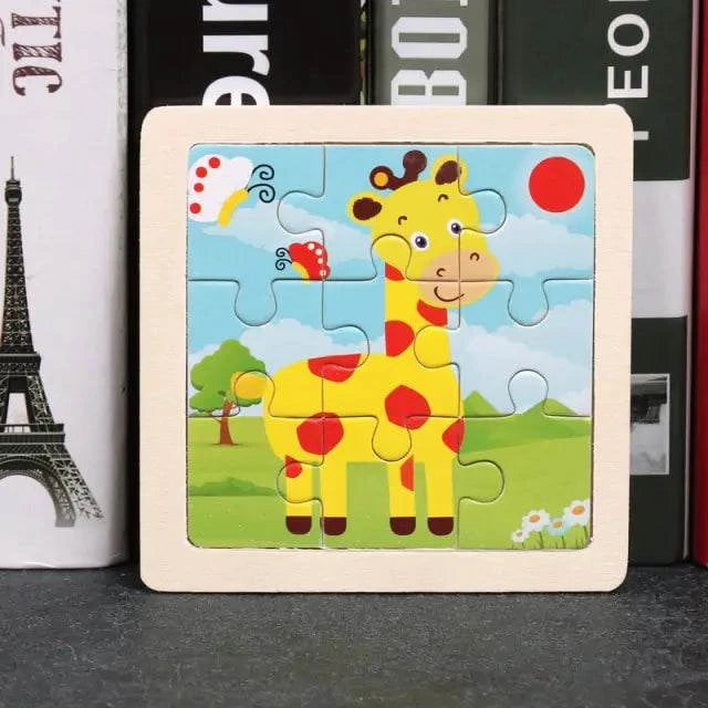 Baby Toys Wooden 3D Puzzle