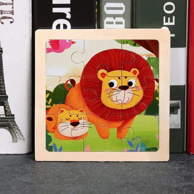 Baby Toys Wooden 3D Puzzle