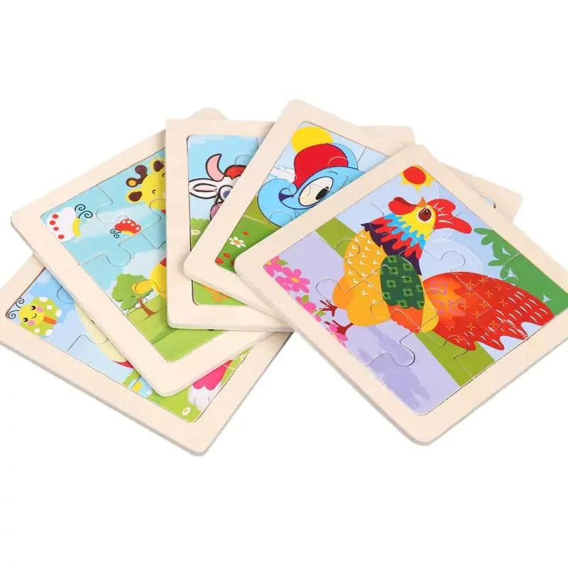 Baby Toys Wooden 3D Puzzle