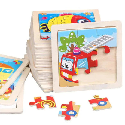 Baby Toys Wooden 3D Puzzle