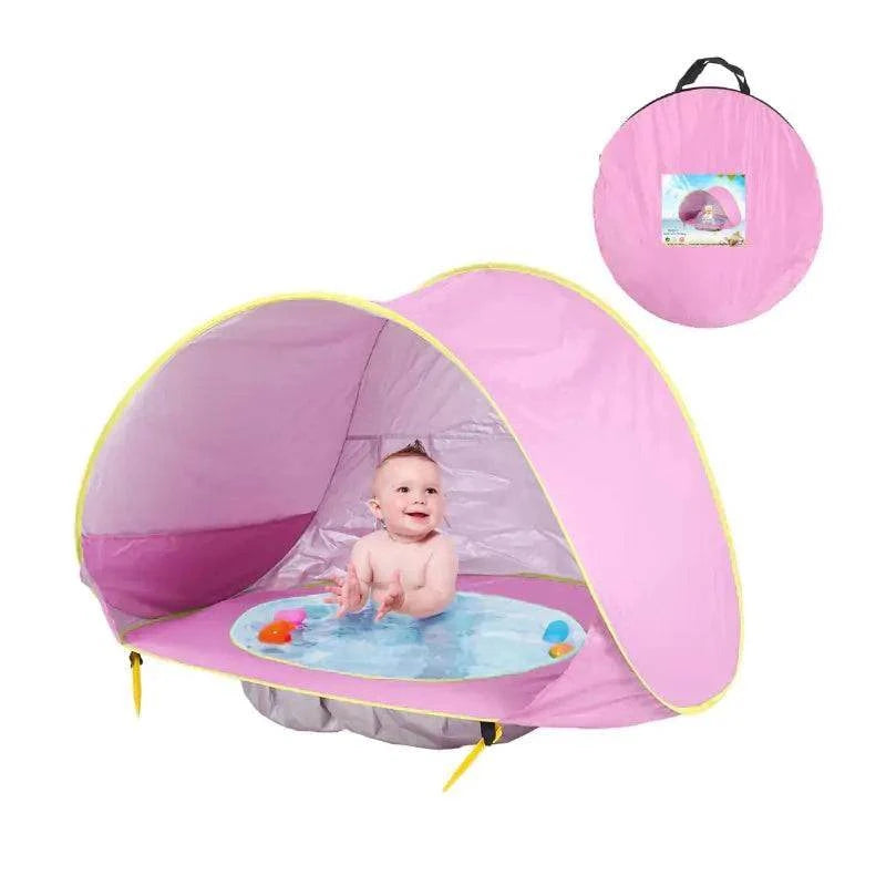 Baby Beach TentLooking for a fun and practical way to keep your little one safe and protected from the sun while spending time outdoors? Look no further than the Baby Beach Tent! TKORSH KORSH Baby Beach Tent