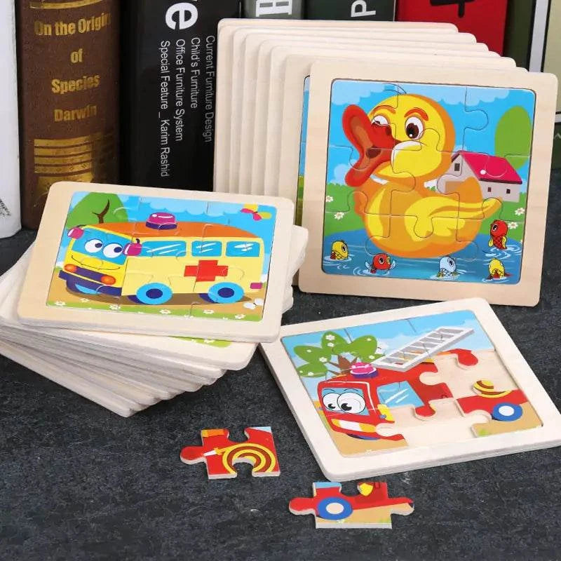 Baby Toys Wooden 3D Puzzle